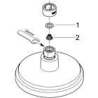 Верхний душ GROHE Rainshower Cosmopolitan 160, 4 режима, хром (27134000)
