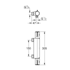 Термостат для душа GROHE Grohtherm 800, хром (34561000)