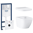 Комплект инсталляции GROHE Rapid SL 4 в 1 с унитазом Euro Ceramic и сиденьем (NW0130)