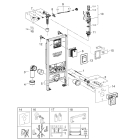 Комплект инсталляции для унитаза, GROHE Rapid SLX 3 в 1, с панелью смыва Skate Cosmopolitan S, хром (39603000)