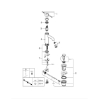 Смеситель для раковины GROHE Essence с донным клапаном, S-size, хром (23589001)