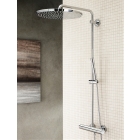 Душевая система с термостатом для настенного монтажа, GROHE Rainshower System 400, хром, (27174001)