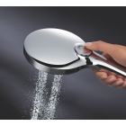 Ручной душ GROHE Rainshower SmartActive 130, 9.5 л/мин, 3 режима, белая луна (26574LS0)