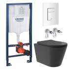 Комплект инсталляции GROHE Rapid SL 38772SH0 с унитазом Aqueduto CONE Plus CONT0240 и сиденьем с микролифтом (NW0223)