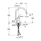 Смеситель для кухни GROHE Euroeco, хром (32752000)