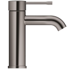 Смеситель для раковины GROHE Essence без донного клапана, S-size, темный графит глянцевый (24172A01)