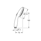 Ручной душ GROHE Tempesta 110, 13,5 л/мин, 2 режима, хром (27597003)