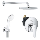 Душевая система GROHE BauEdge со смесителем для ванны, хром (1000191)