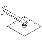 Верхний душ GROHE Rainshower Allure 230 с кронштейном, 9,5 л/мин, 1 режим, 286 мм, хром (26064000)