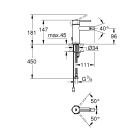 Смеситель для биде GROHE Essence, хром (32934001)
