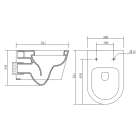 Комплект инсталляции GROHE 38775001 с унитазом Aquatek БЕТТА и сиденьем с микролифтом (NW0186)