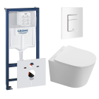 Комплект инсталляции GROHE Rapid SL 38772SH0 с унитазом Aquatek ТАУРУС AQ1580T-00 и сиденьем с микролифтом (NW0351)