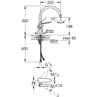Смеситель для кухни GROHE Euroeco Special, хром (32786000)