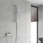 Душевой гарнитур GROHE Euphoria 110 Champagne с мыльницей, 3 режима струи, душевая штанга 600 мм, 17 л/мин, хром (27232001)