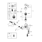 Смеситель для ванны GROHE BauFlow, хром (23601000)