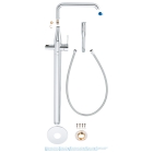 Внешняя часть смесителя для ванны GROHE Essence напольного монтажа, хром (23491001)