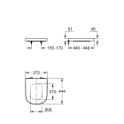 Напольный унитаз GROHE Euro Ceramic с сиденьем, альпин-белый (NW0357)
