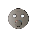 Внешняя часть термостата для ванны и душа GROHE Grohtherm SmartControl на 2 потребителя, темный графит матовый  (29119AL0)