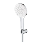 Душевой набор GROHE Rainshower SmartActive 130, 3 режима, 1500 мм, 9,5 л/мин, белая луна (26581LS0)