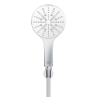 Душевой набор GROHE Rainshower SmartActive 130, 3 режима, 1500 мм, 9,5 л/мин, белая луна (26581LS0)