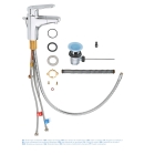 Смеситель для раковины GROHE Europlus, S-size, хром (33155002)