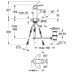Смеситель для раковины GROHE Europlus, S-size, хром (33155002)