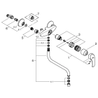 Смеситель для кухни GROHE Eurosmart, хром (32224002)