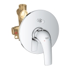 Смеситель для ванны GROHE Start Curve скрытого монтажа, в комплекте с монтажной частью, хром (29115000)