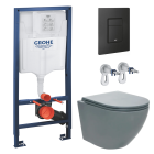 Комплект инсталляции GROHE Solido 38811KF0 с унитазом AQUAme AQM2002MGR и сиденьем с микролифтом (NW0297)