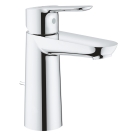 Смеситель для раковины GROHE BauEdge с донным клапаном, M-Size, хром (23758000)