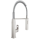 Смеситель для кухонной мойки GROHE Eurocube профессиональный, суперсталь (31395DC0)