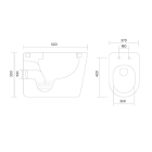 Комплект инсталляции GROHE 38772SH0 с унитазом Aquatek АЛЬФА и сиденьем с микролифтом (NW0198)