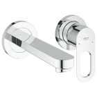Смеситель для раковины GROHE BauLoop в комплекте с монтажной частью, хром (20289000)