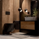 Комплект инсталляции GROHE Rapid SL 38775001 с унитазом AQUAme AQM2002MB и сиденьем с микролифтом (NW0308)