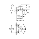 Готовый комплект для ванной комнаты GROHE BauLoop (NB0010)