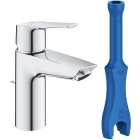 Смеситель для раковины GROHE Start QuickFix с донным клапаном, S-Size, хром (24209002)