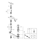 Смеситель для раковины GROHE Start QuickFix с донным клапаном, S-Size, хром (24209002)