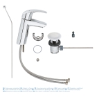 Смеситель для раковины GROHE Eurosmart, M-size, хром (23322001)