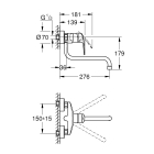 Смеситель для кухни GROHE Eurosmart, хром (32224003)