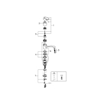 Смеситель для кухни GROHE Eurosmart Cosmopolitan, хром (32842000)