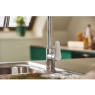 Смеситель для кухни GROHE BauCurve, хром (30547000)