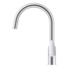 Смеситель для кухни GROHE BauEdge с вытяжным изливом, хром (30536000)