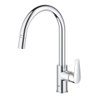 Смеситель для кухни GROHE BauEdge с вытяжным изливом, хром (30536000)