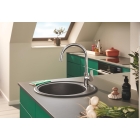 Смеситель для кухни GROHE BauEdge с вытяжным изливом, хром (30536000)