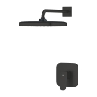 Душевая система GROHE Cubeo со смесителем для душа, черный матовый (1053342430)