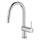 Смеситель для кухни GROHE Minta Touch сенсорный с вытяжным душем, хром (31358002)
