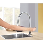 Смеситель для кухни GROHE Minta Touch сенсорный с вытяжным душем, хром (31358002)