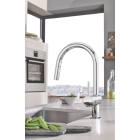 Смеситель для кухни GROHE Minta с вытяжным душем, хром (32321002)