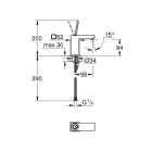 Смеситель для раковины GROHE Eurocube Joy, S-size, хром (23656000)