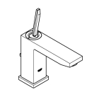 Смеситель для раковины GROHE Eurocube Joy с донным клапаном, M-size, хром (23657000)